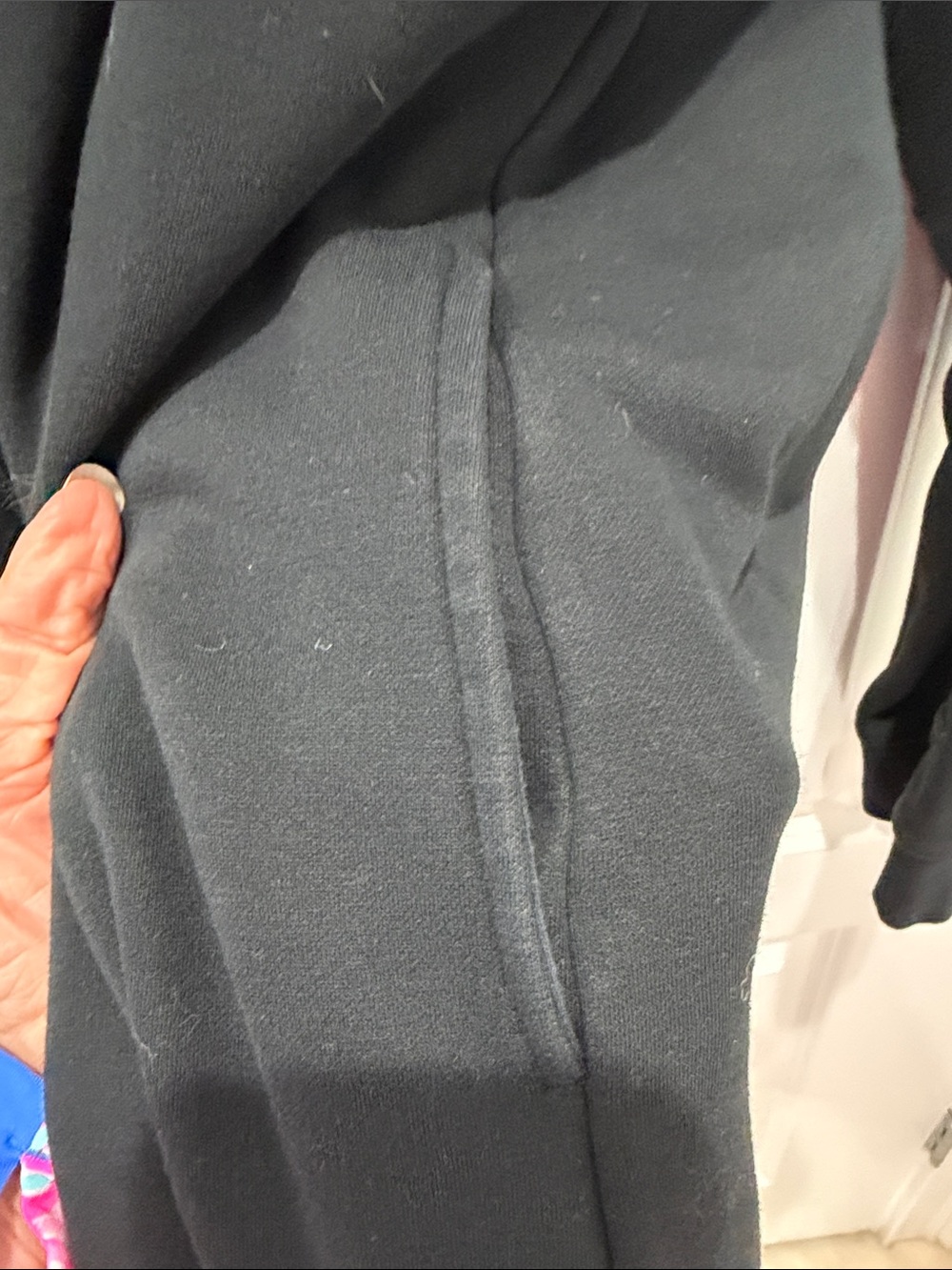 Fabletics Black Open-Front Utility Jacket - Picture 3 of 4